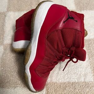Nike Red Retro Air Jordan High-Top Sneakers